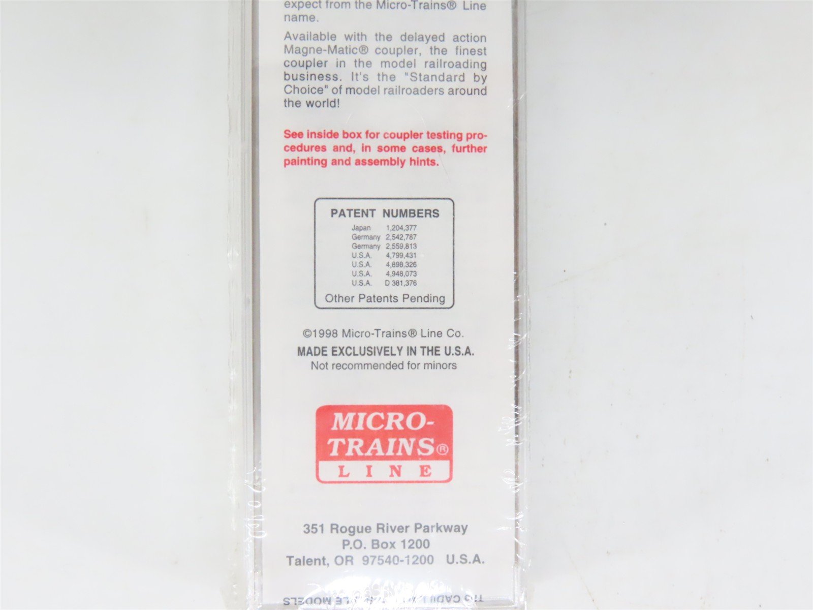 N Scale Micro-Trains MTL 20850 SP&S Spokane Portland & Seattle 40' Boxcar #12218