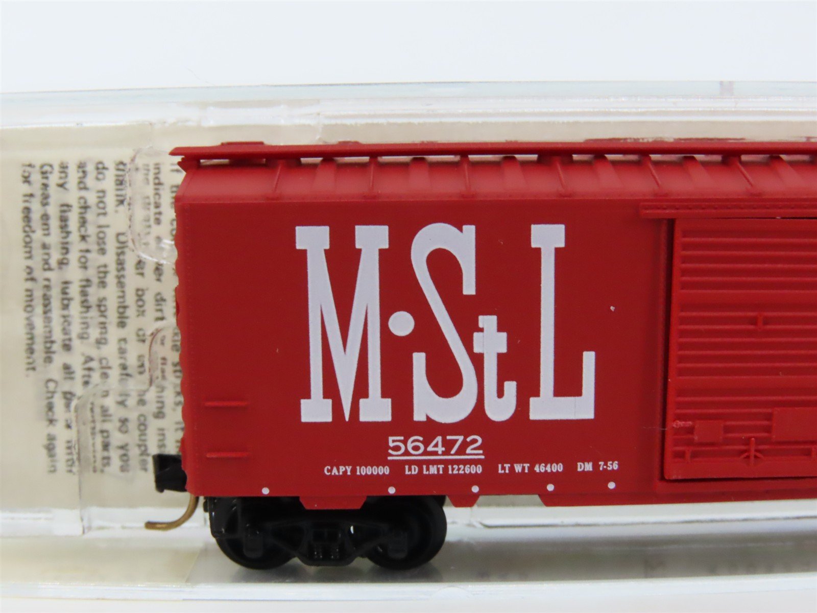 N Scale Kadee Micro-Trains MTL 20860 M&StL The Peoria Gateway 40' Box Car #56472