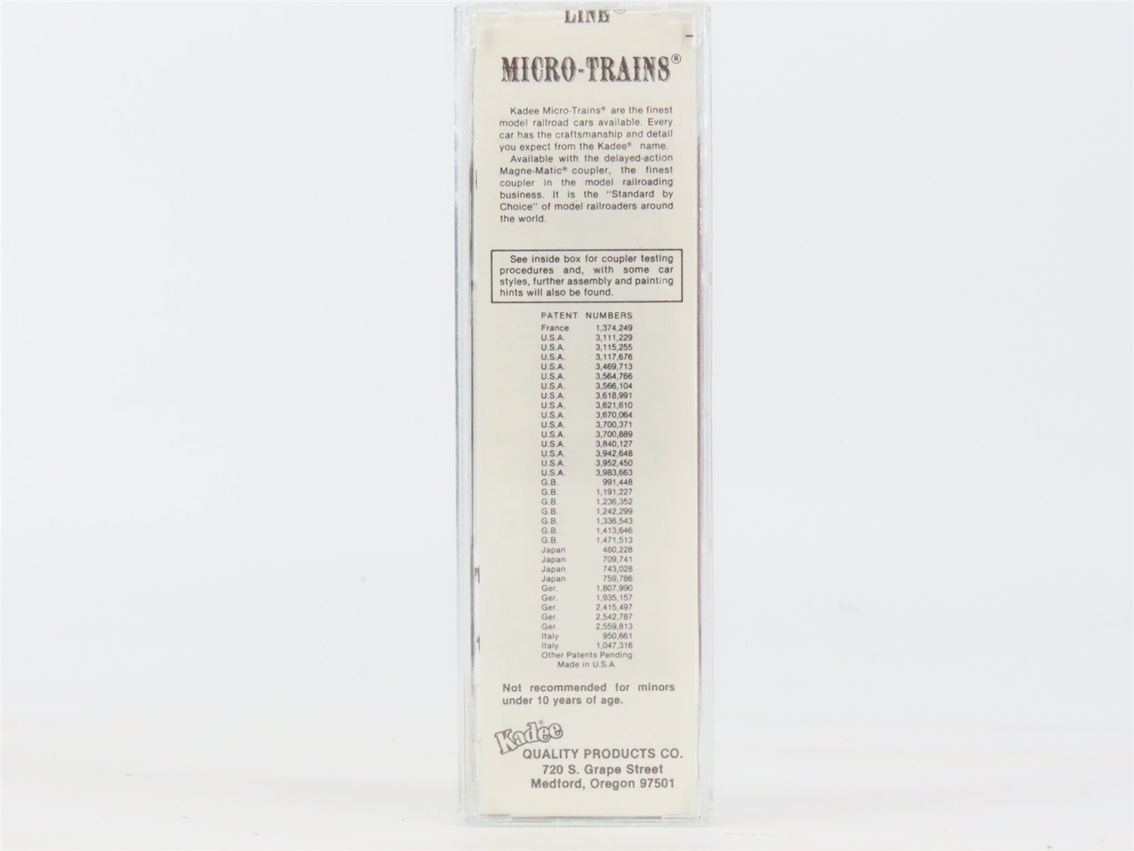 N Scale Kadee Micro-Trains MTL 20860 M&StL The Peoria Gateway 40' Box Car #56472