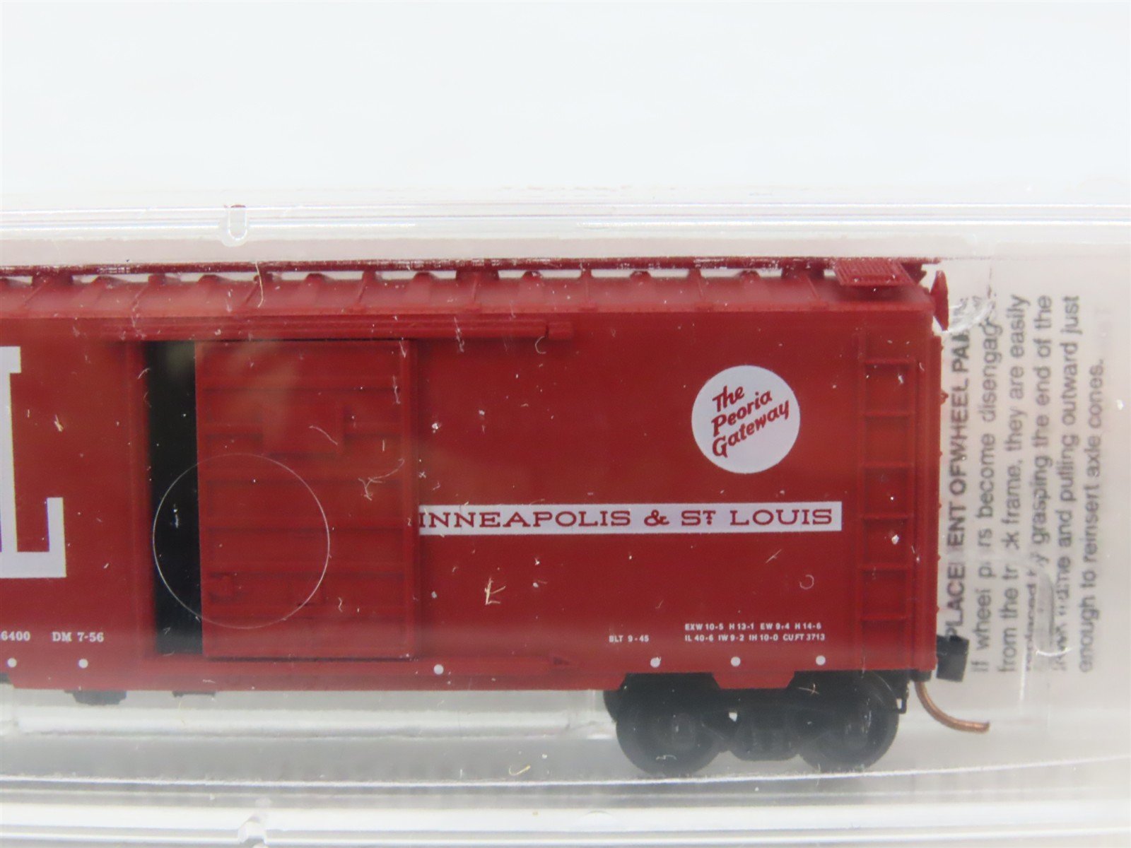 N Scale Micro-Trains MTL 20860 M&StL The Peoria Gateway 40' Box Car #54154