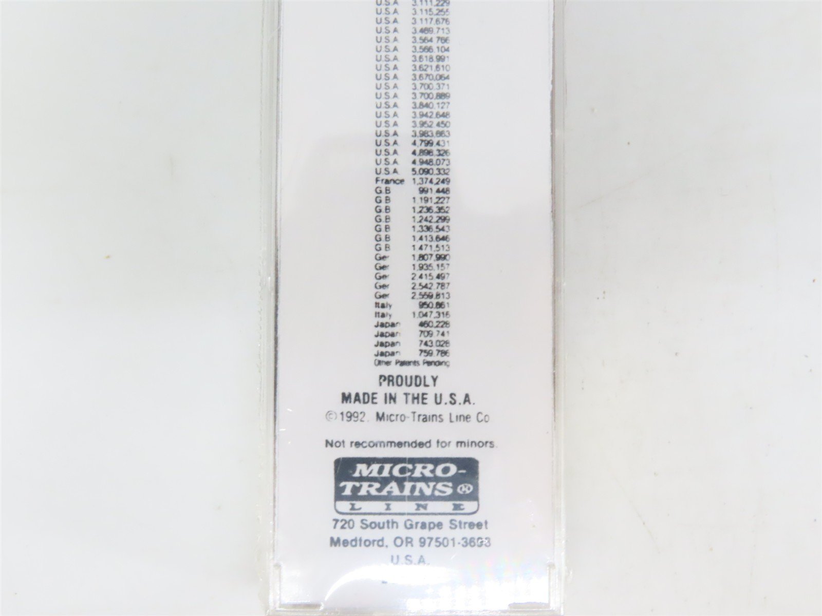 N Scale Micro-Trains MTL 20640 SAL Seaboard Air Line 