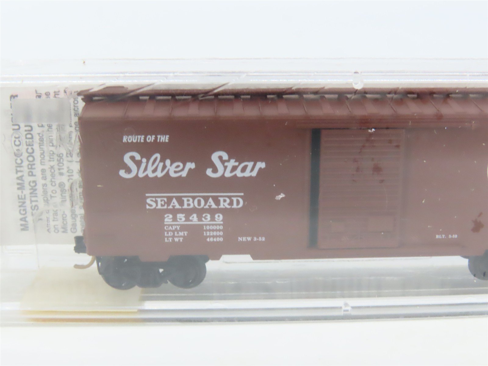 N Micro-Trains MTL 20650 SAL Seaboard Air Line Silver Star 40' Box Car #25439