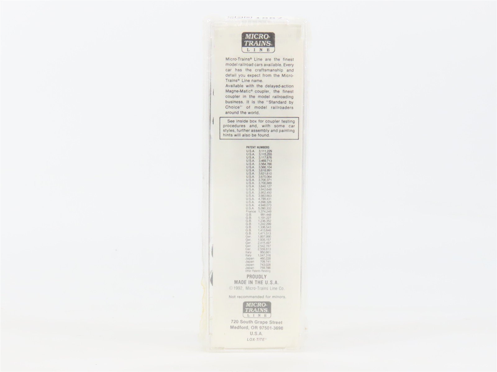 N Scale Micro-Trains MTL 20630 WIF West India Fruit & Steamship 40' Box Car #101