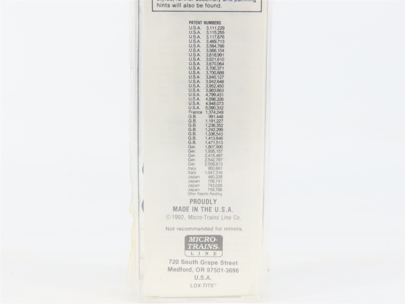 N Scale Micro-Trains MTL 20630 WIF West India Fruit & Steamship 40' Box Car #101