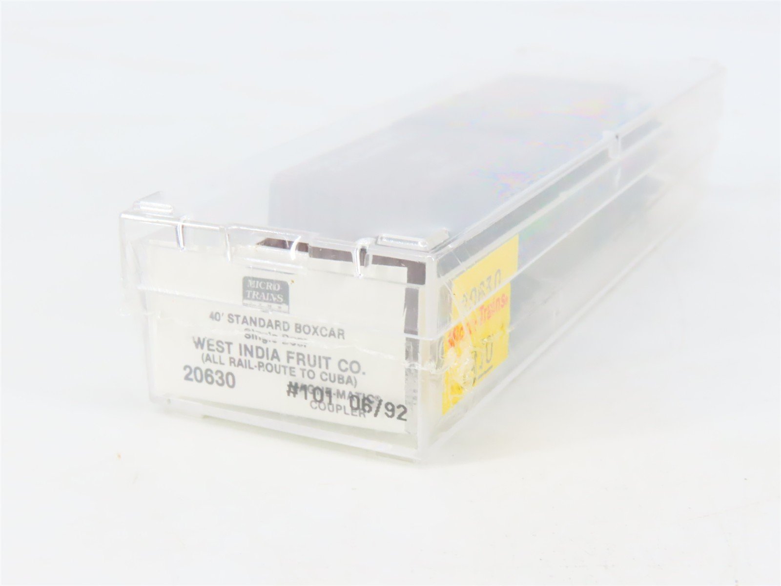 N Scale Micro-Trains MTL 20630 WIF West India Fruit & Steamship 40' Box Car #101