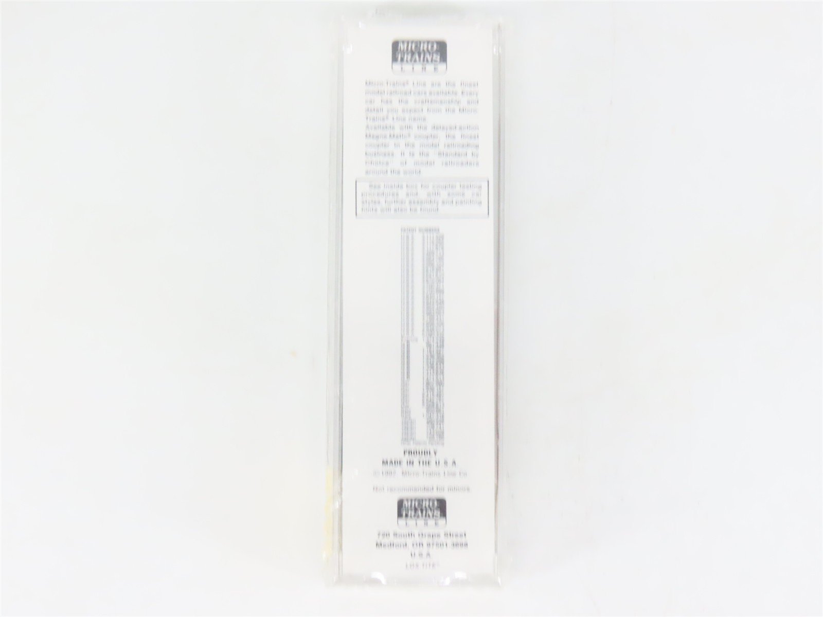 N Scale Micro-Trains MTL 20630 WIF West India Fruit & Steamship 40' Box Car #101