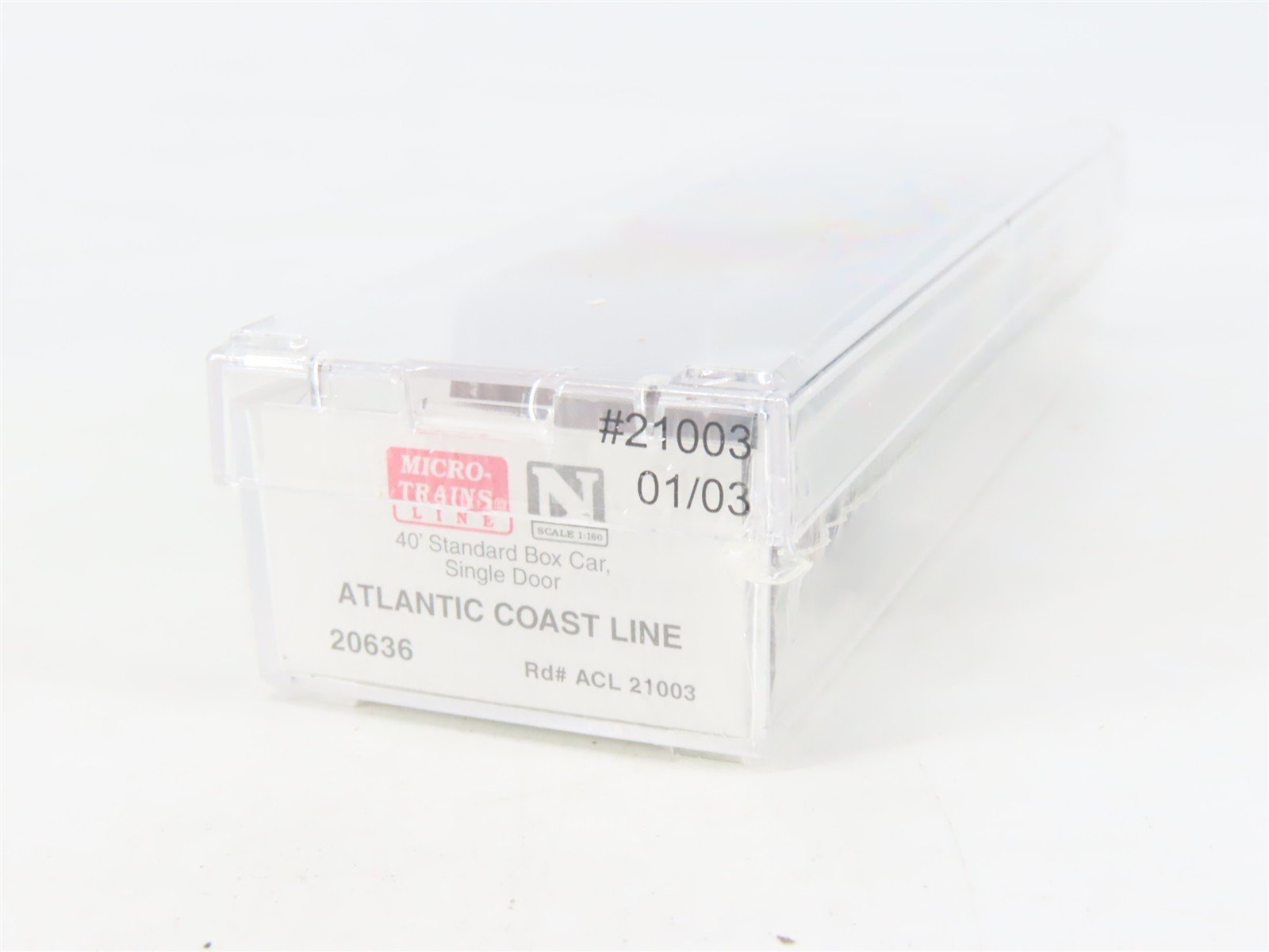 N Scale Micro-Trains MTL 20636 ACL Atlantic Coast Line 40' Box Car #21003