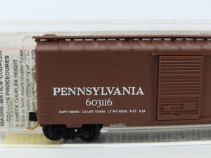 N Scale Micro-Trains MTL 20780 PRR Pennsylvania 40' Single Door Box Car #603116