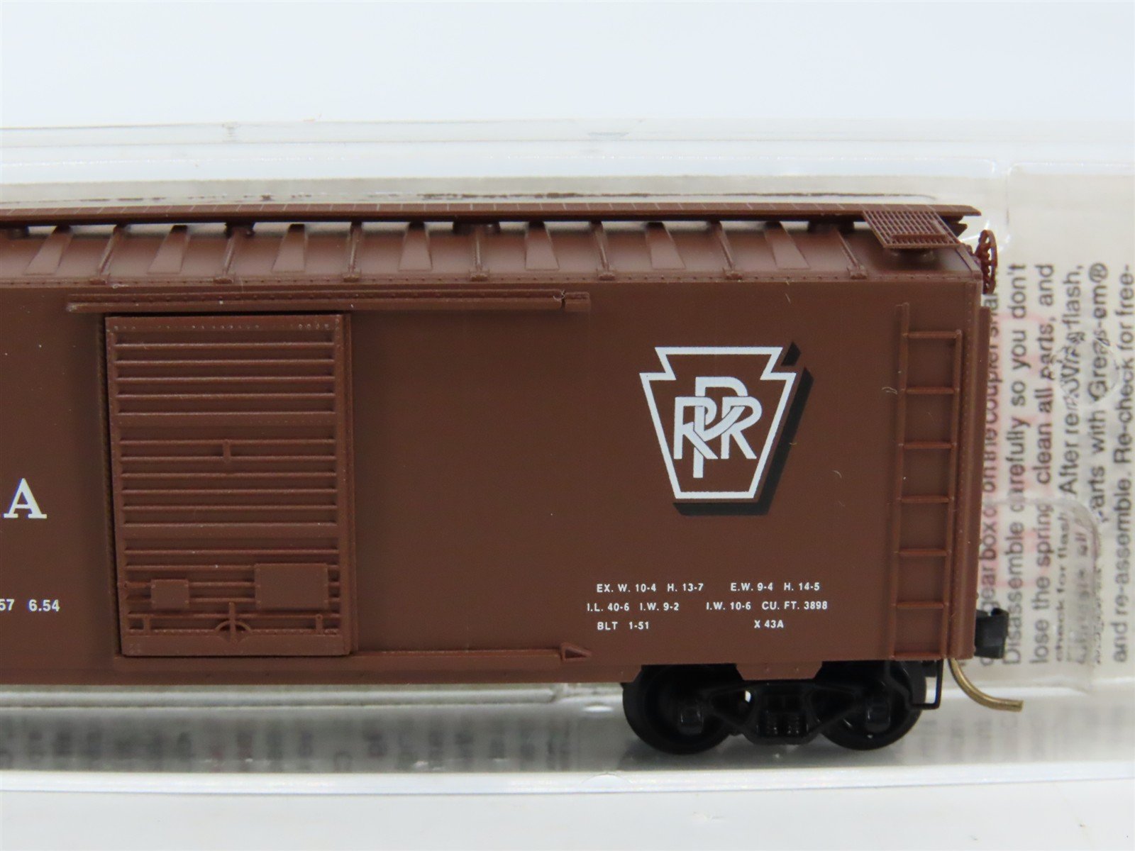 N Scale Micro-Trains MTL 20780 PRR Pennsylvania 40' Single Door Box Car #603116