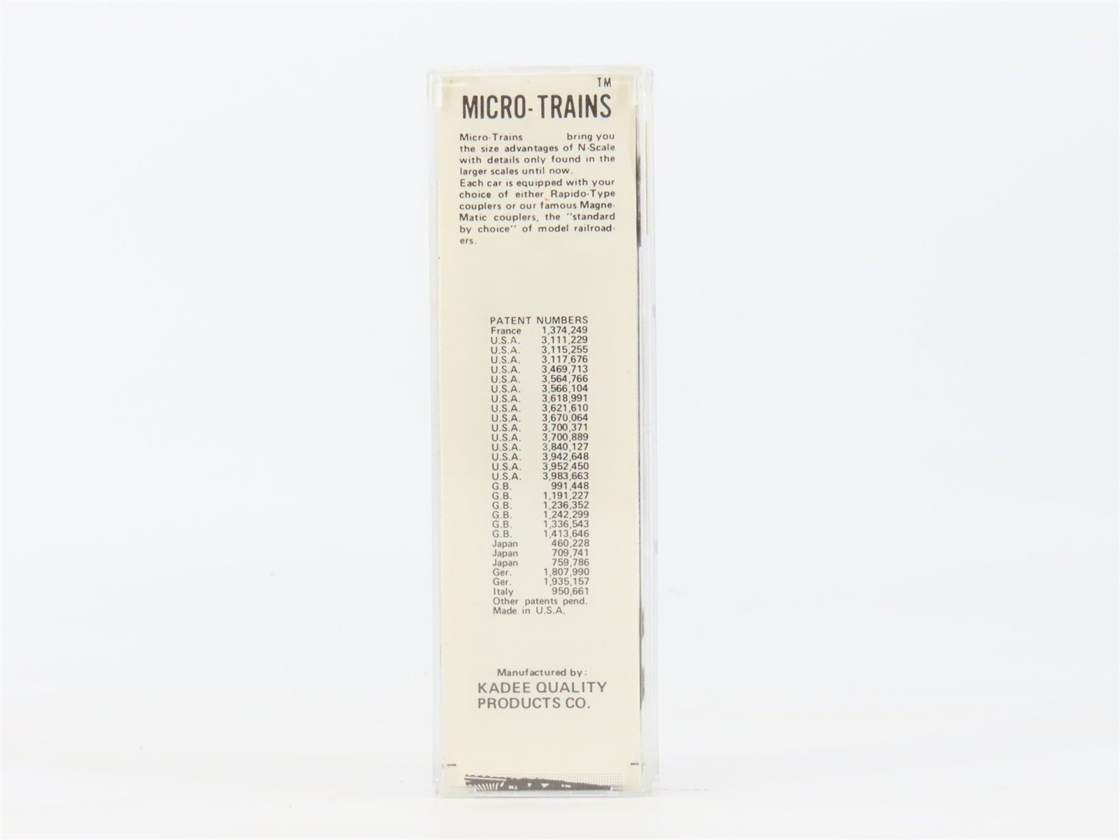 N Kadee Micro-Trains MTL 31060 NP Northern Pacific Main Street 50' Boxcar #31468