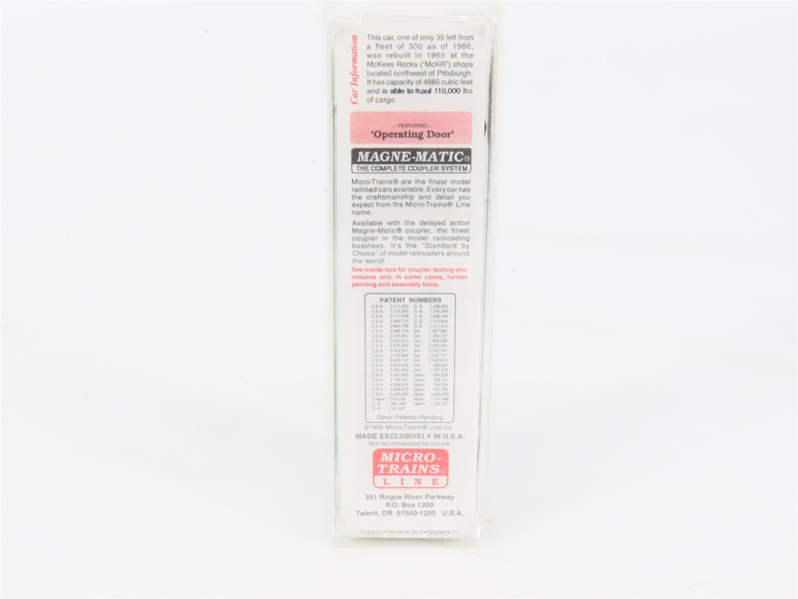 N Scale Micro-Trains MTL 31050 P&LE Pittsburgh & Lake Erie 50' Box Car #23023