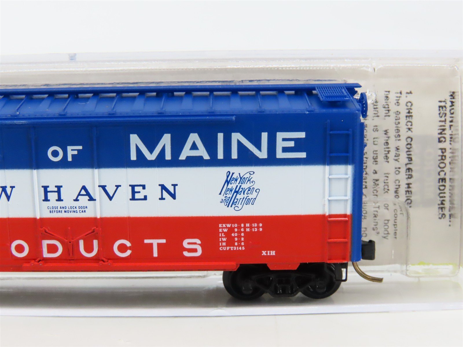 N Scale Micro-Trains MTL 21160 NH State Of Maine 40' Plug Door Box Car #45004