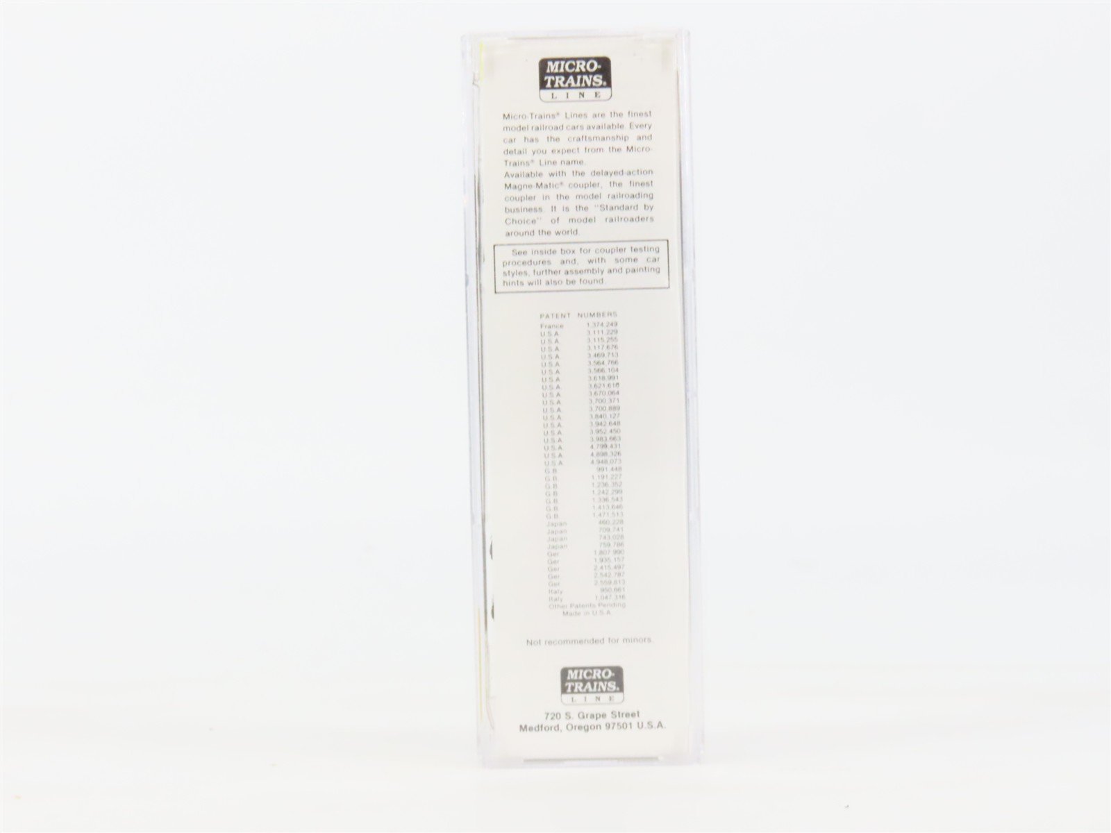 N Scale Micro-Trains MTL 21160 NH State Of Maine 40' Plug Door Box Car #45004