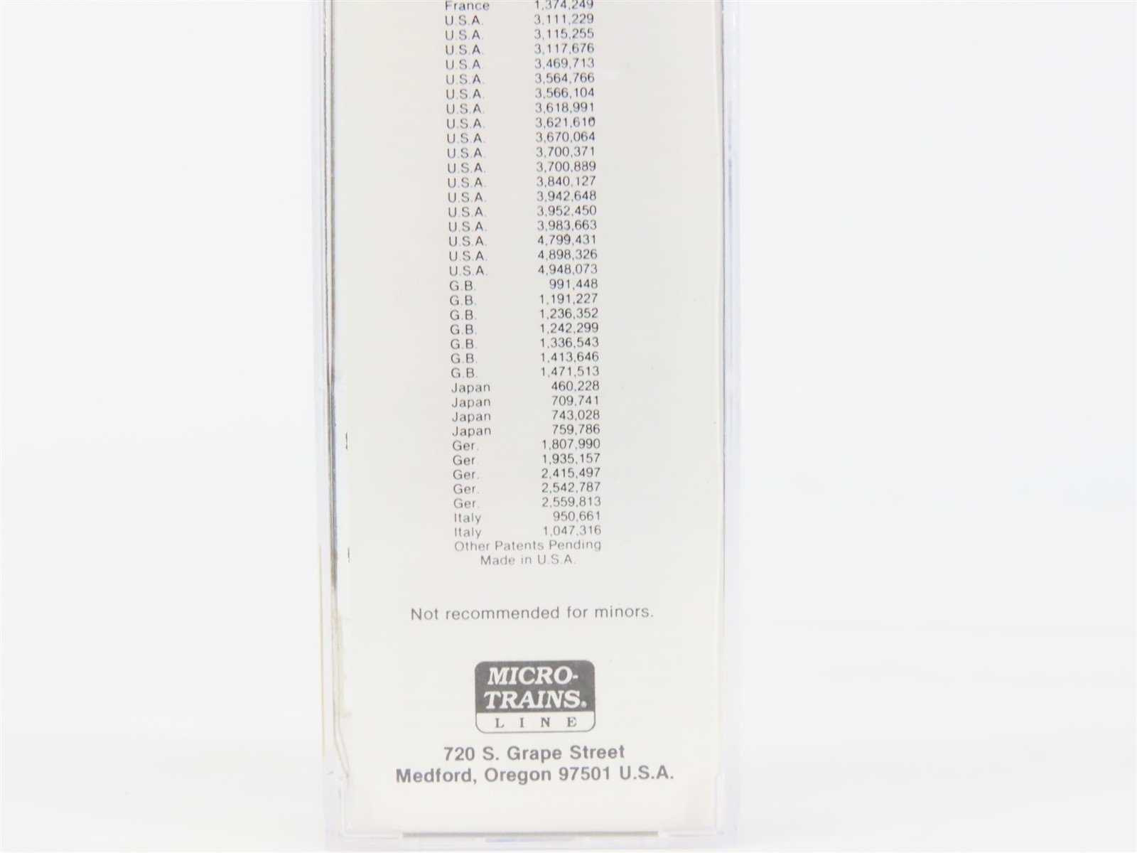 N Scale Micro-Trains MTL 21160 NH State Of Maine 40' Plug Door Box Car #45004