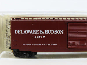 N Scale Kadee Micro-Trains MTL 31070 D&H Delaware & Hudson 50' Box Car #22169