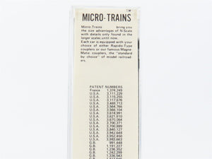 N Scale Kadee Micro-Trains MTL 31070 D&H Delaware & Hudson 50' Box Car #22169