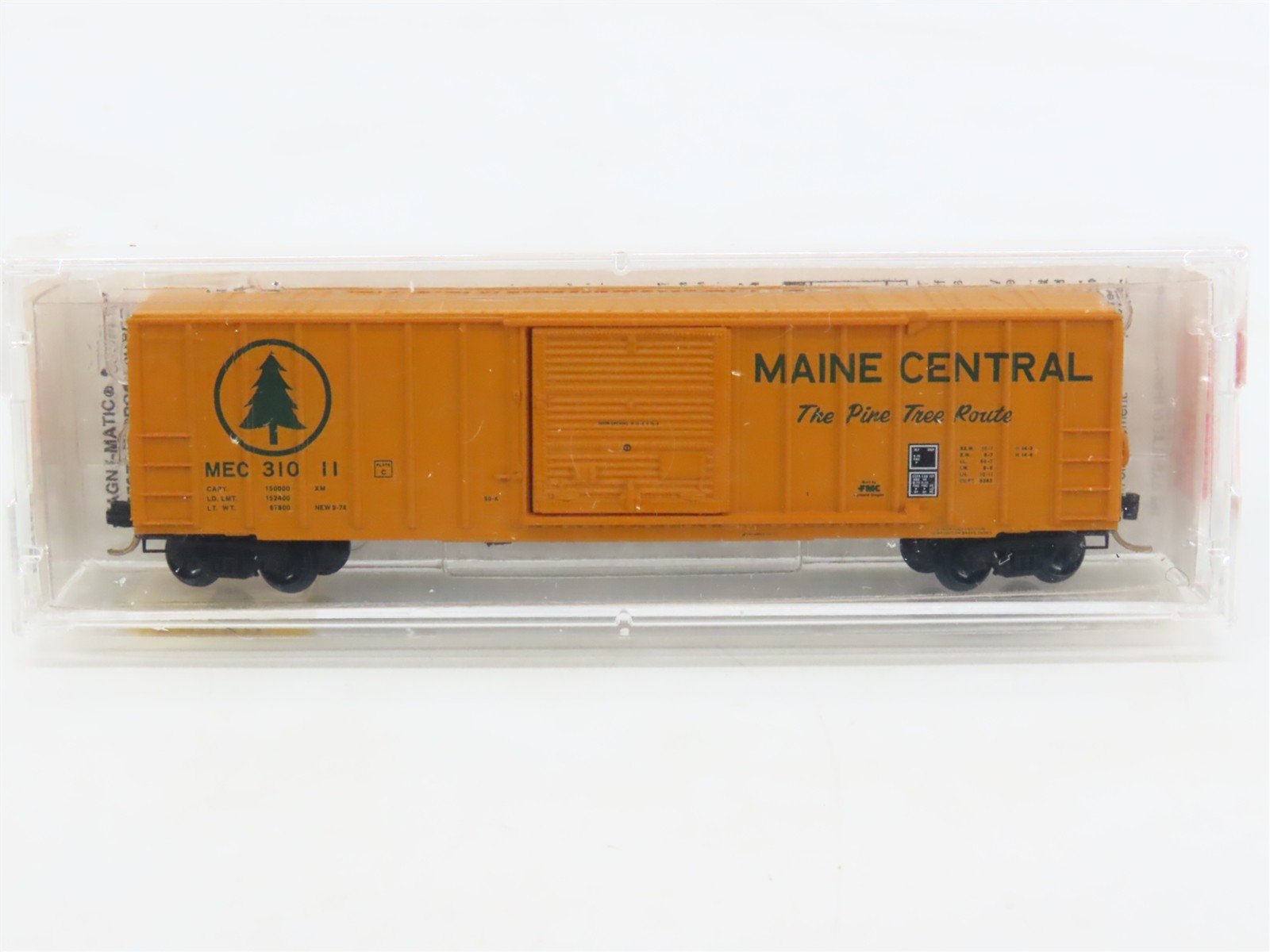 N Micro-Trains MTL 25020 MEC Maine Central Pine Tree Route 50' Box Car #31011