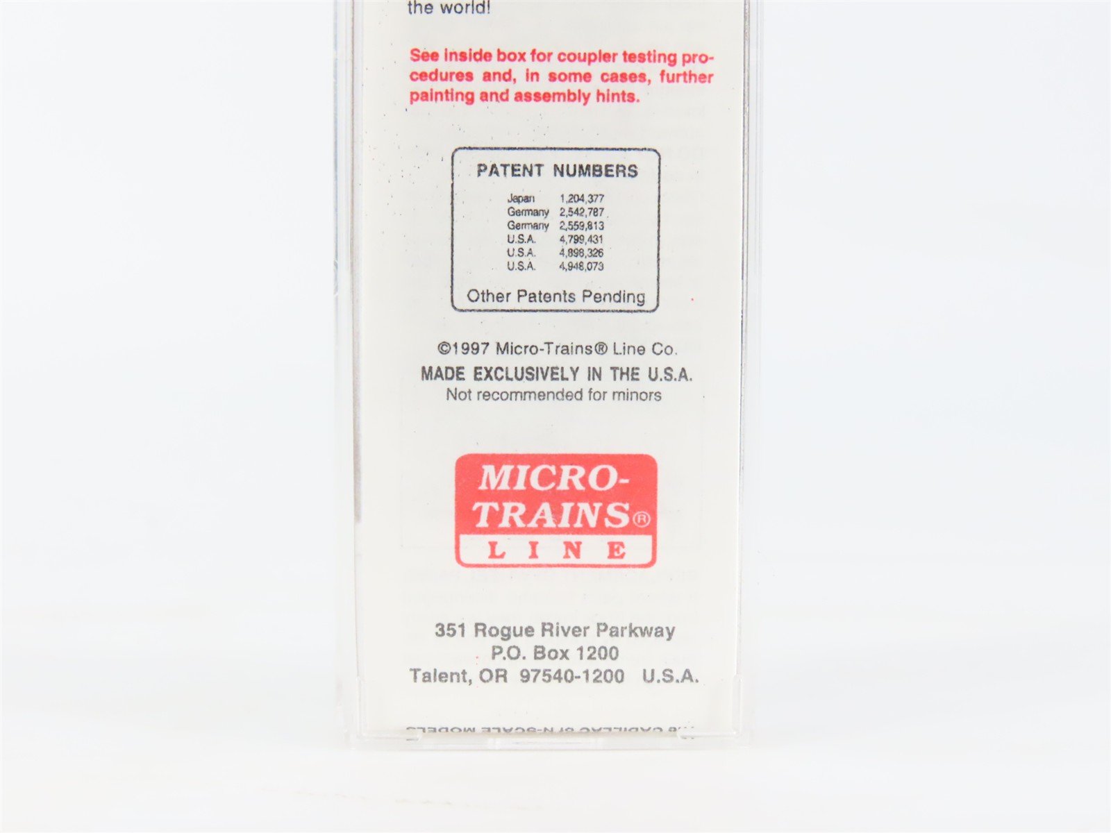 N Scale Micro-Trains MTL 20346/2 B&O Time Saver Service 40' Box Car #470751