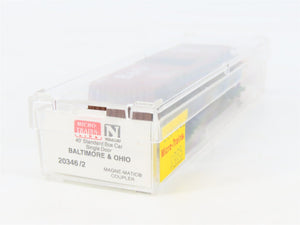 N Scale Micro-Trains MTL 20346/2 B&O Time Saver Service 40' Box Car #470751