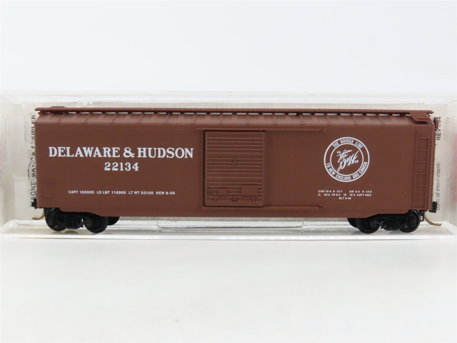 N Scale Micro-Trains MTL 31070 D&H Delaware & Hudson 50' Box Car #22134