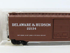 N Scale Micro-Trains MTL 31070 D&H Delaware & Hudson 50' Box Car #22134