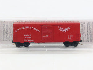 N Scale Micro-Trains MTL 24240 GM&O Gulf Mobile & Ohio 40' Box Car #21587