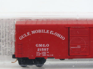 N Scale Micro-Trains MTL 24240 GM&O Gulf Mobile & Ohio 40' Box Car #21587