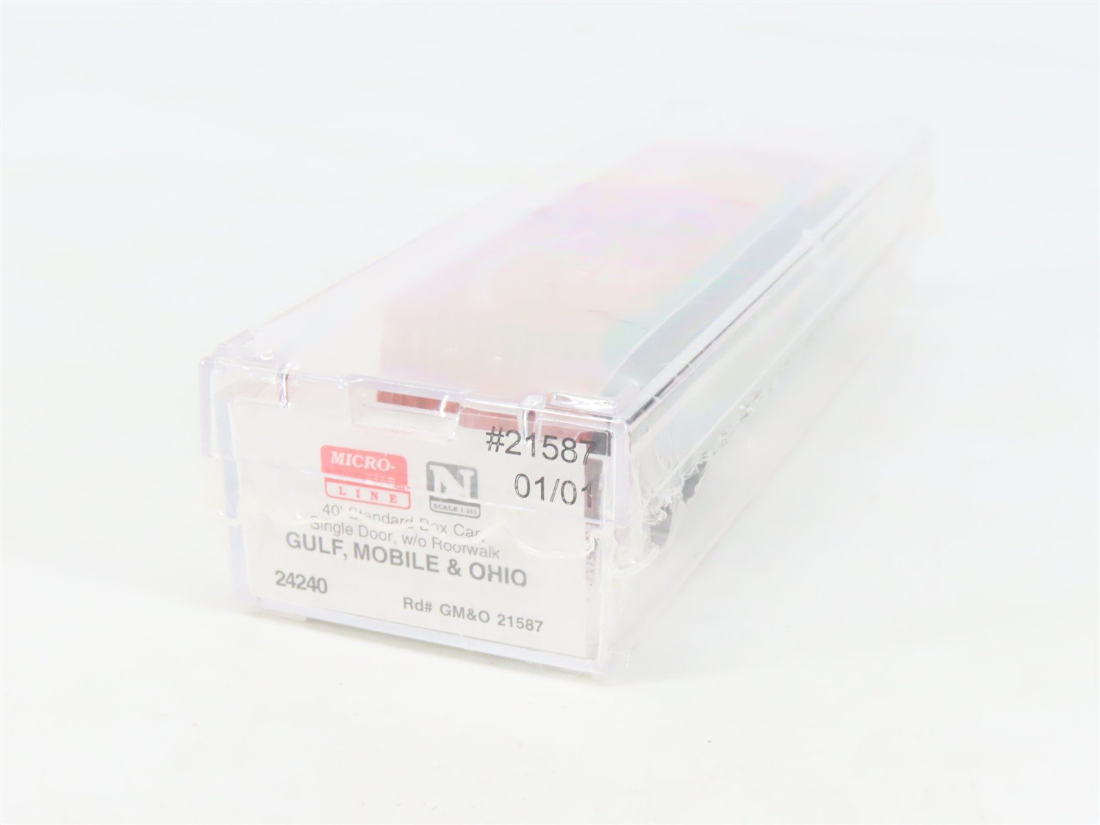 N Scale Micro-Trains MTL 24240 GM&O Gulf Mobile & Ohio 40' Box Car #21587