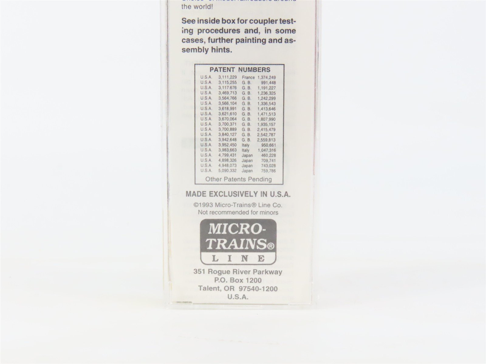 N Scale Micro-Trains MTL 24240 GM&O Gulf Mobile & Ohio 40' Box Car #21583