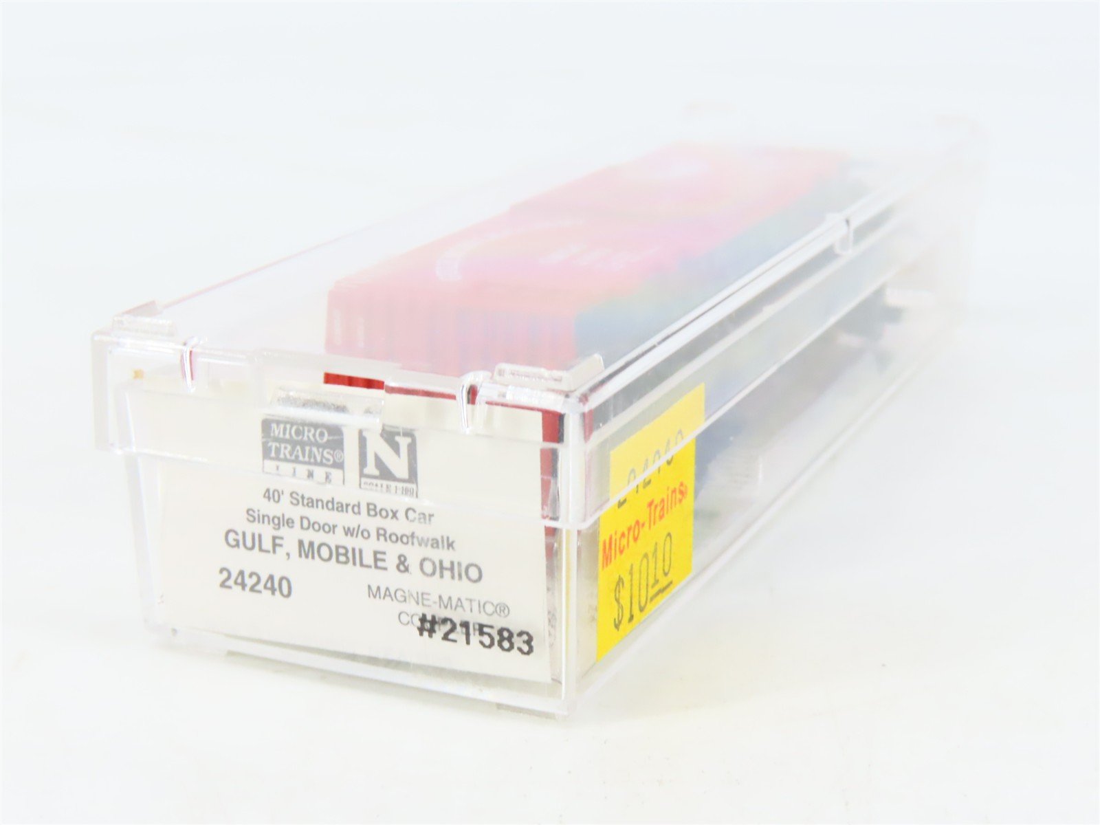 N Scale Micro-Trains MTL 24240 GM&O Gulf Mobile & Ohio 40' Box Car #21583