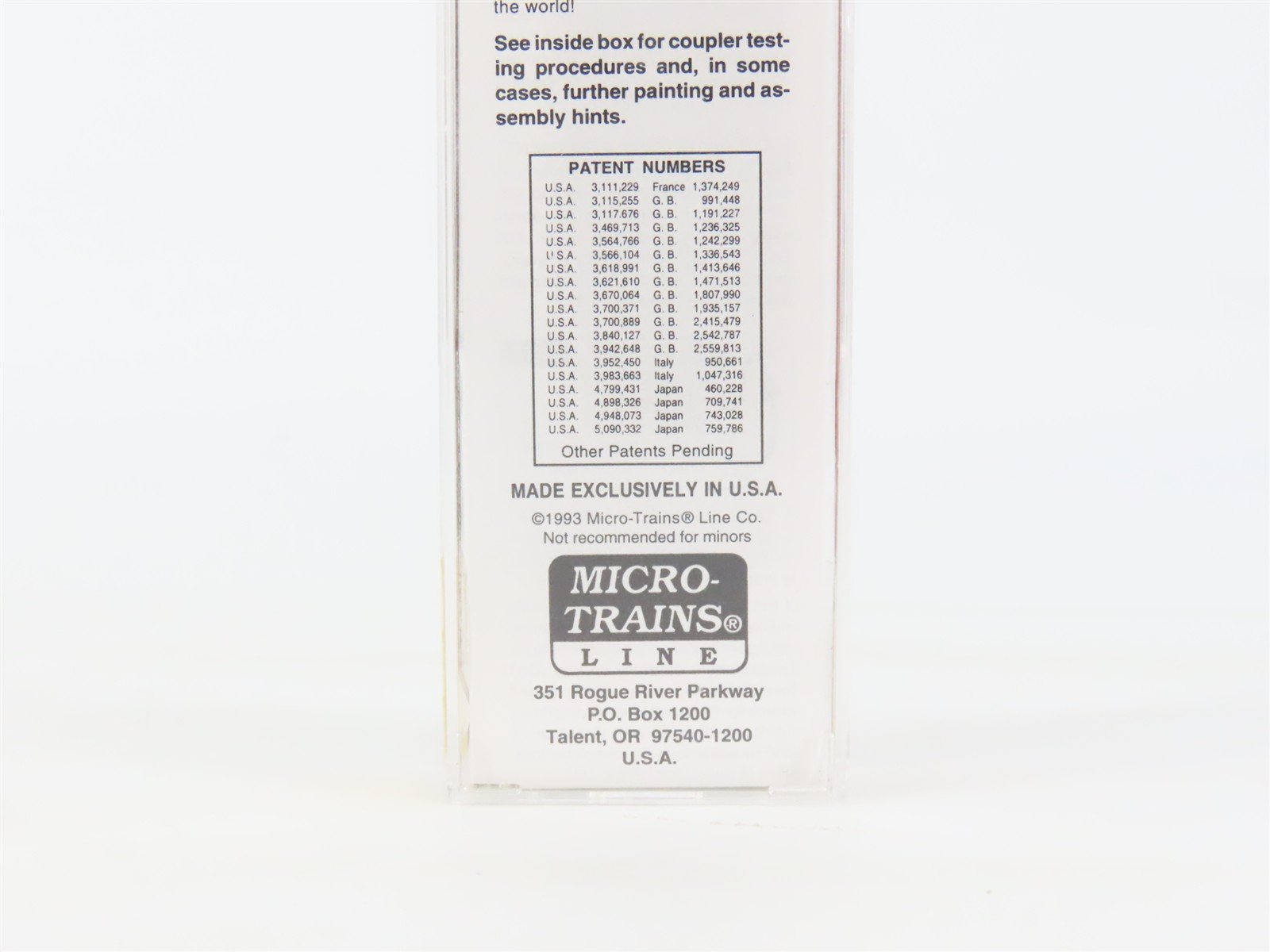 N Scale Micro-Trains MTL 24240 GM&O Gulf Mobile & Ohio 40' Box Car #21583