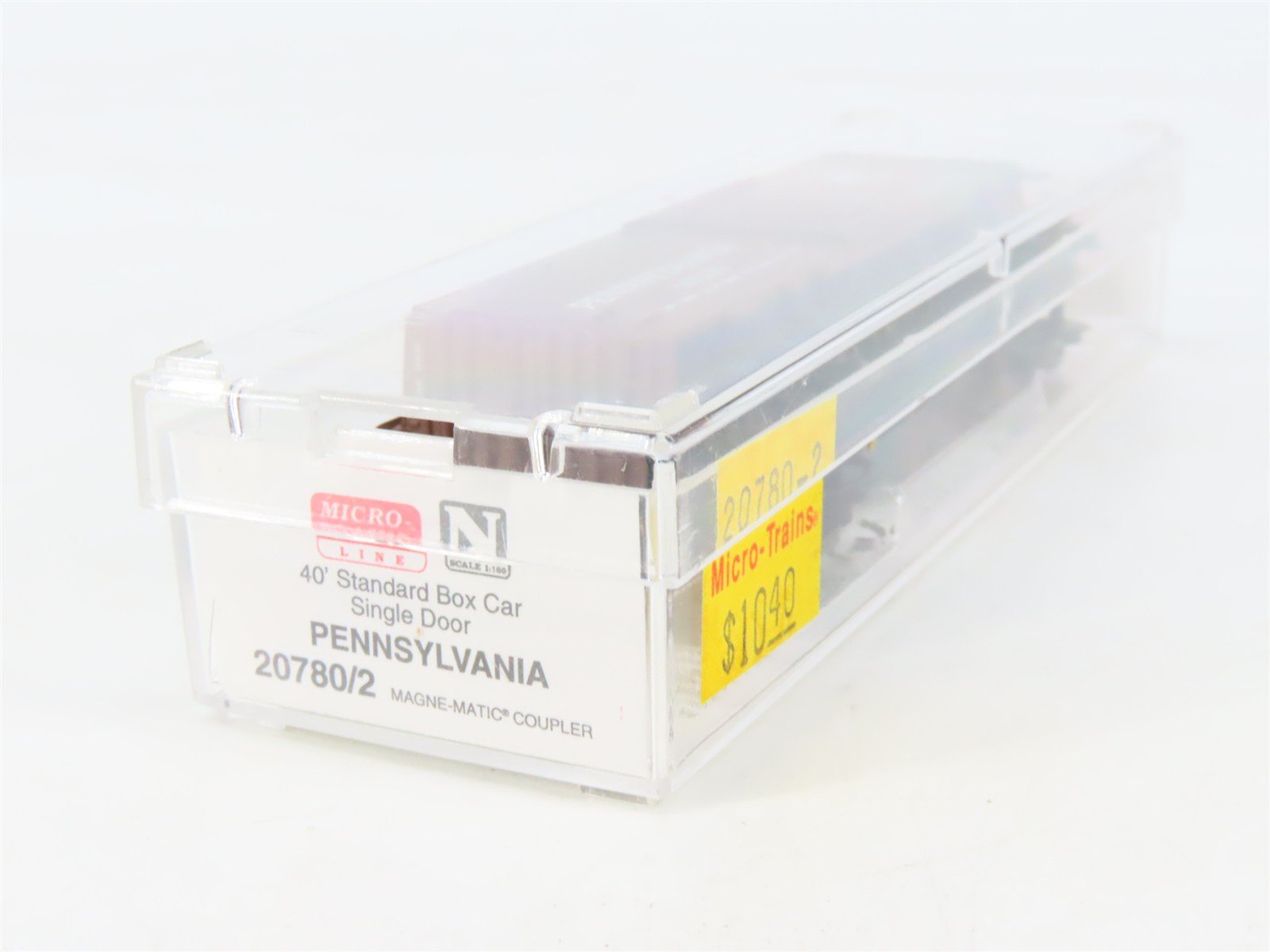 N Scale Micro-Trains MTL 20780/2 PRR Pennsylvania 40' Single Door Boxcar #603120