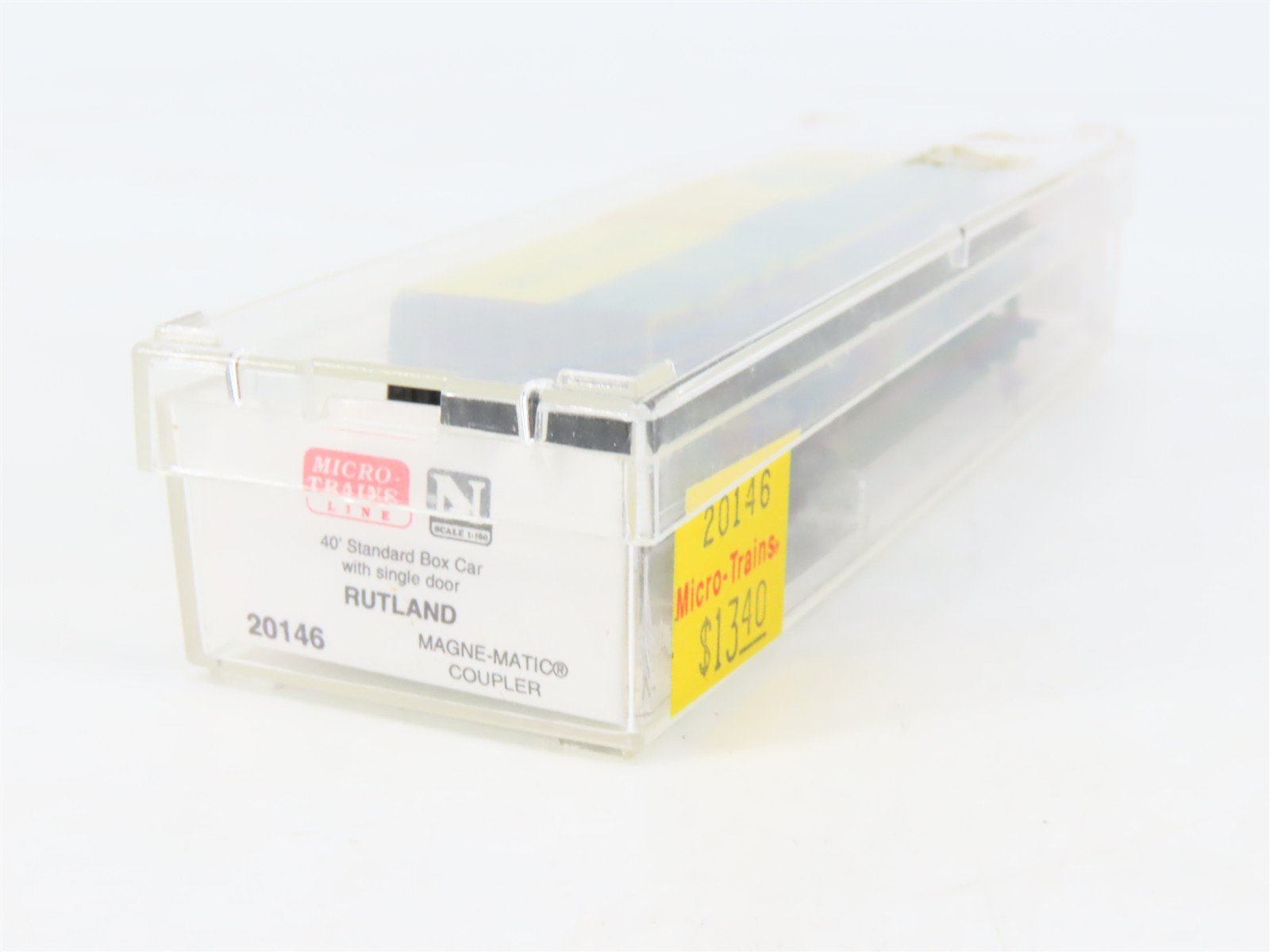 N Scale Micro-Trains MTL 20146 RUT Rutland Green Mt. Gateway 40' Box Car #103