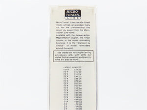 N Scale Micro-Trains MTL 24130 CR Conrail 40' Single Door Box Car #252689
