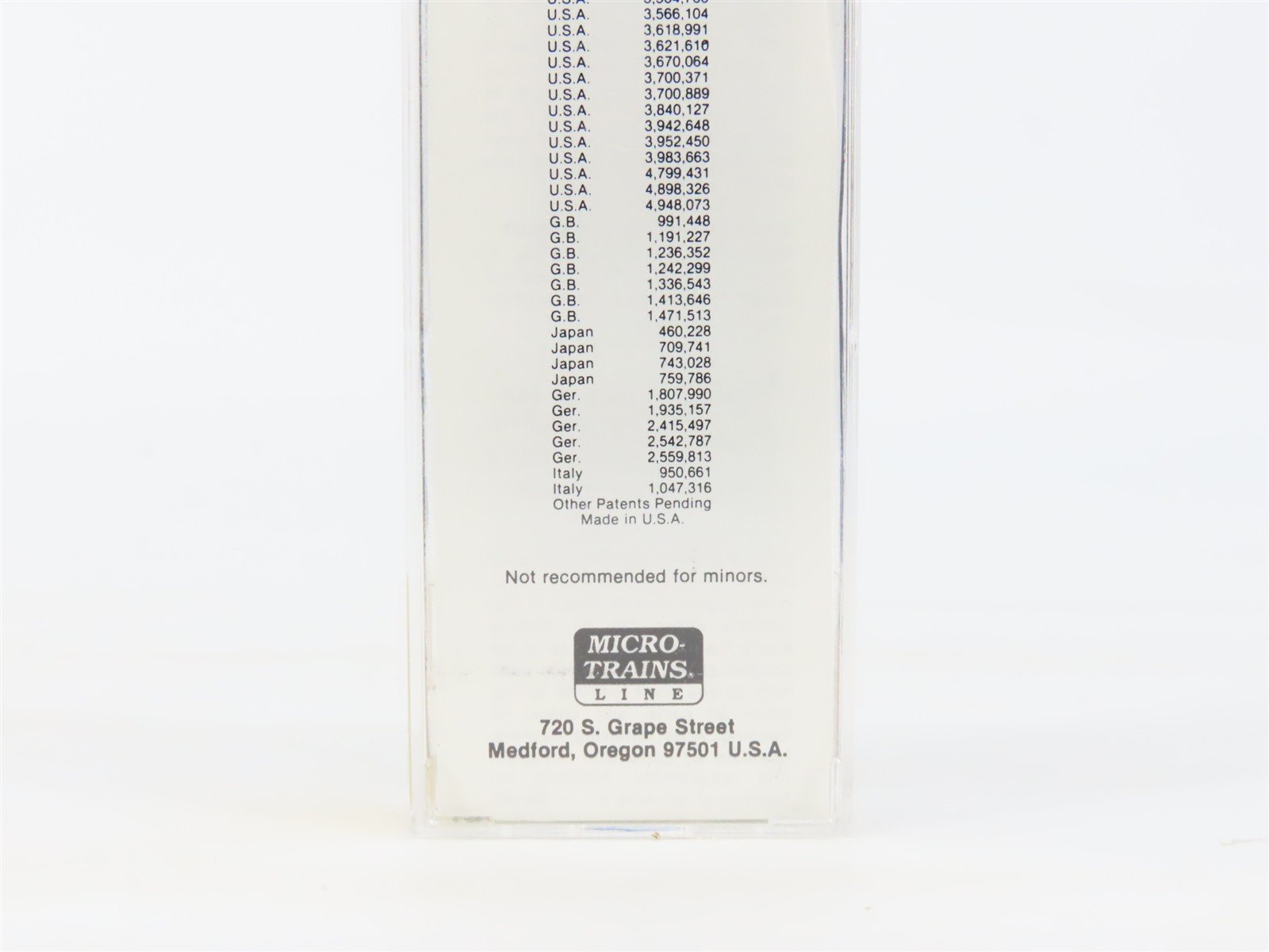 N Scale Micro-Trains MTL 24130 CR Conrail 40' Single Door Box Car #252689