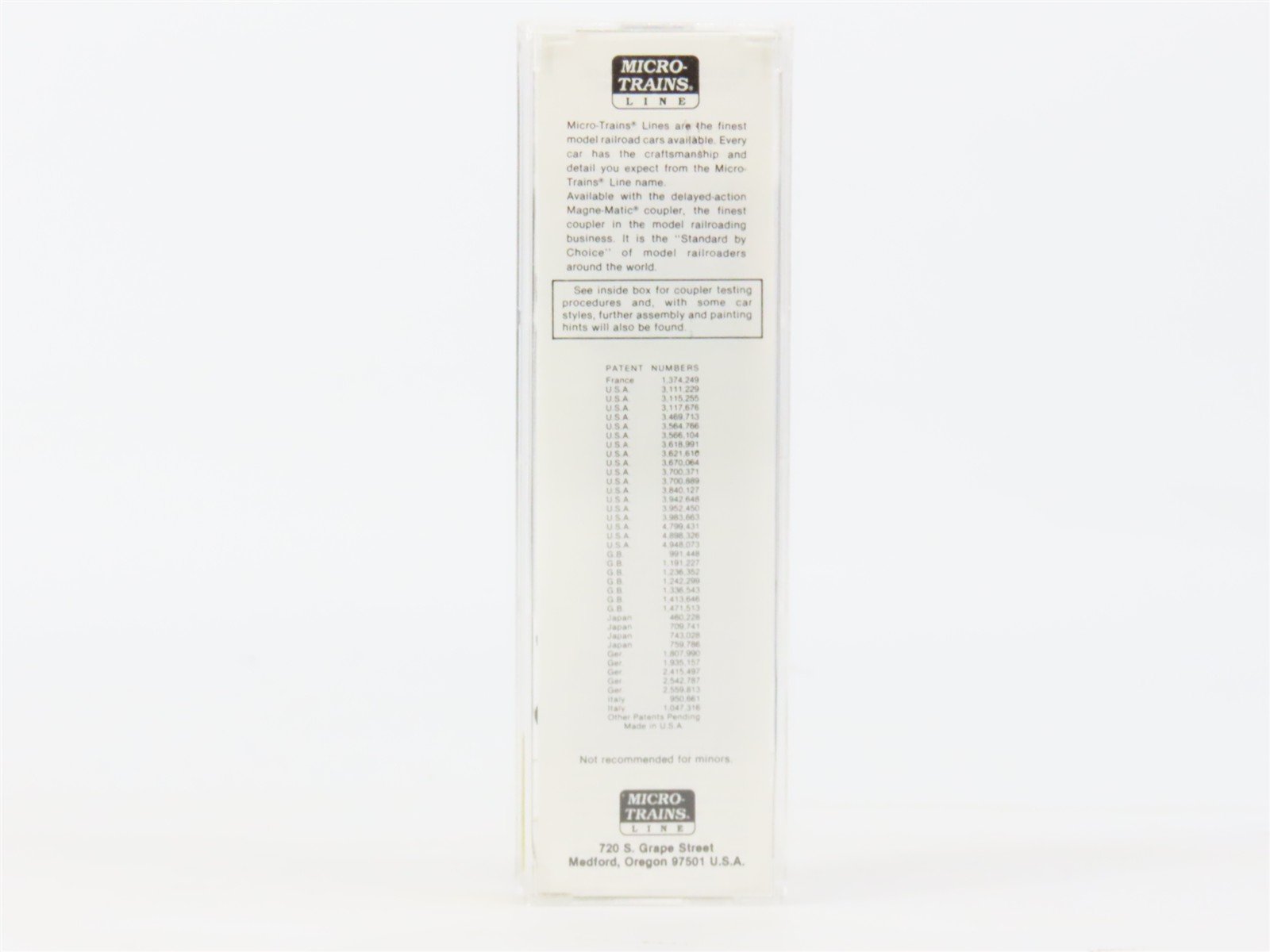 N Scale Micro-Trains MTL 24130 CR Conrail 40' Single Door Box Car #252689