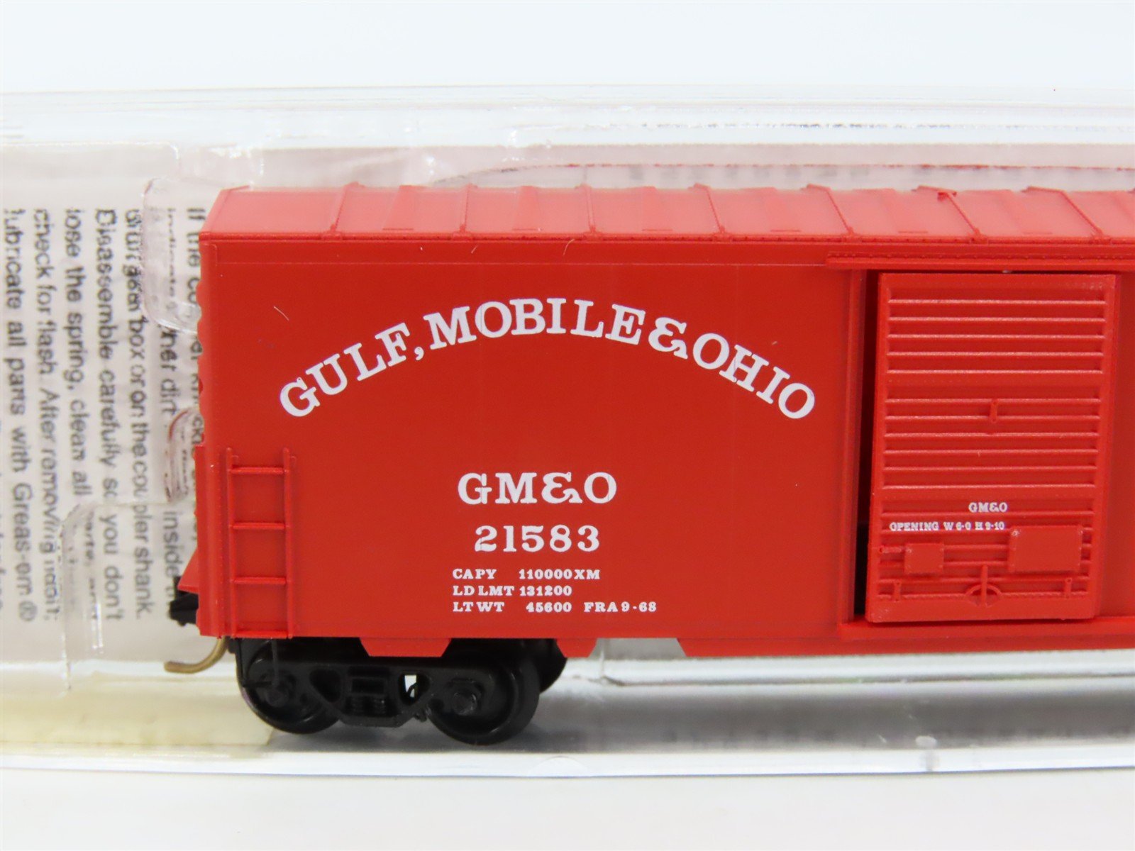 N Scale Micro-Trains MTL 24240 GM&O Gulf Mobile & Ohio 40' Box Car #21583