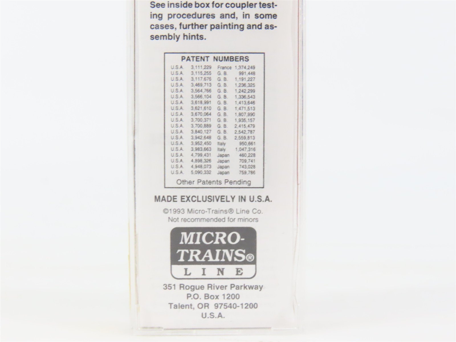 N Scale Micro-Trains MTL 24240 GM&O Gulf Mobile & Ohio 40' Box Car #21583