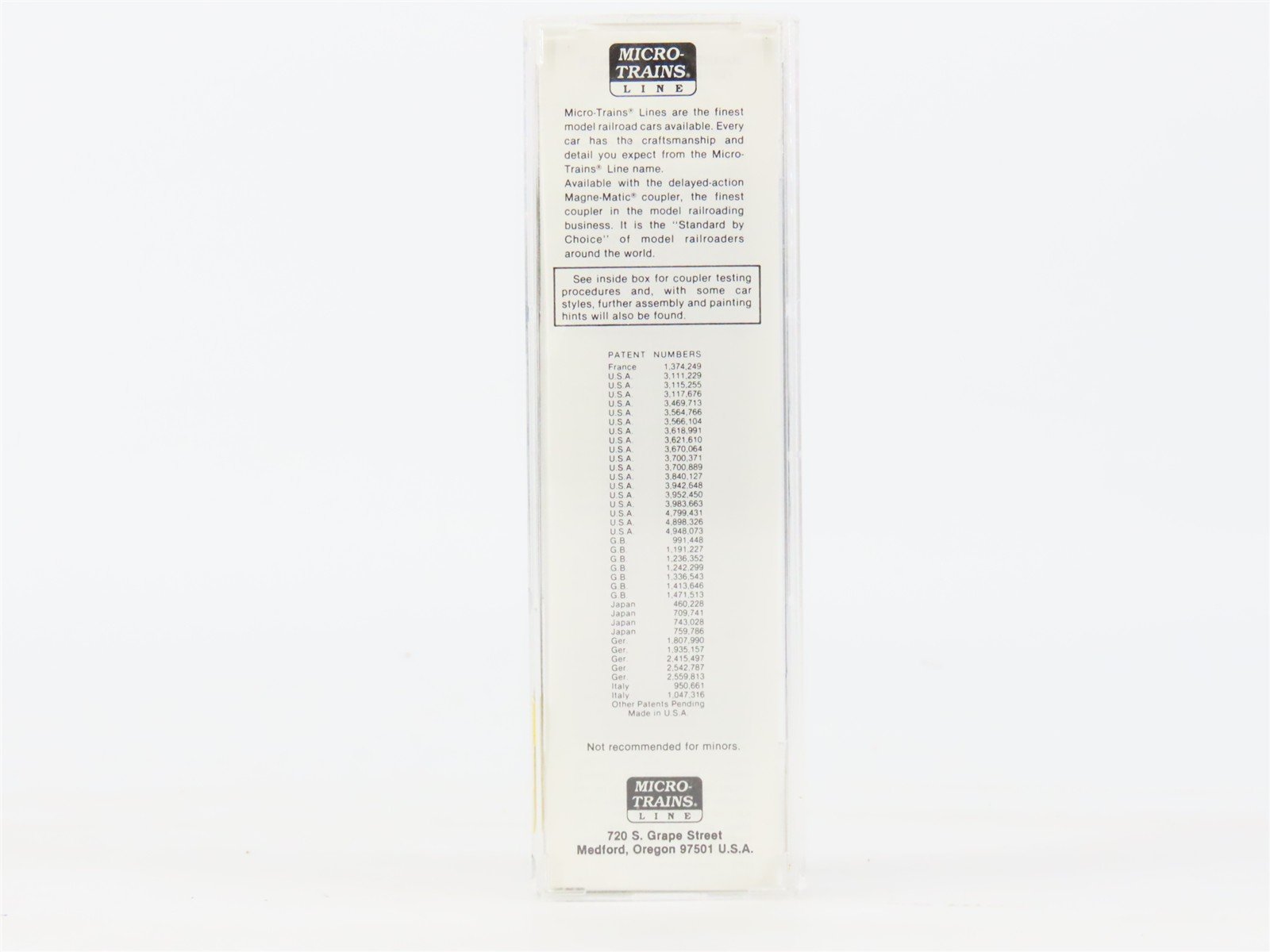 N Scale Micro-Trains MTL 24130 CR Conrail 40' Single Door Box Car #252689