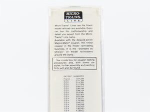 N Scale Micro-Trains MTL 24130 CR Conrail 40' Single Door Box Car #252689