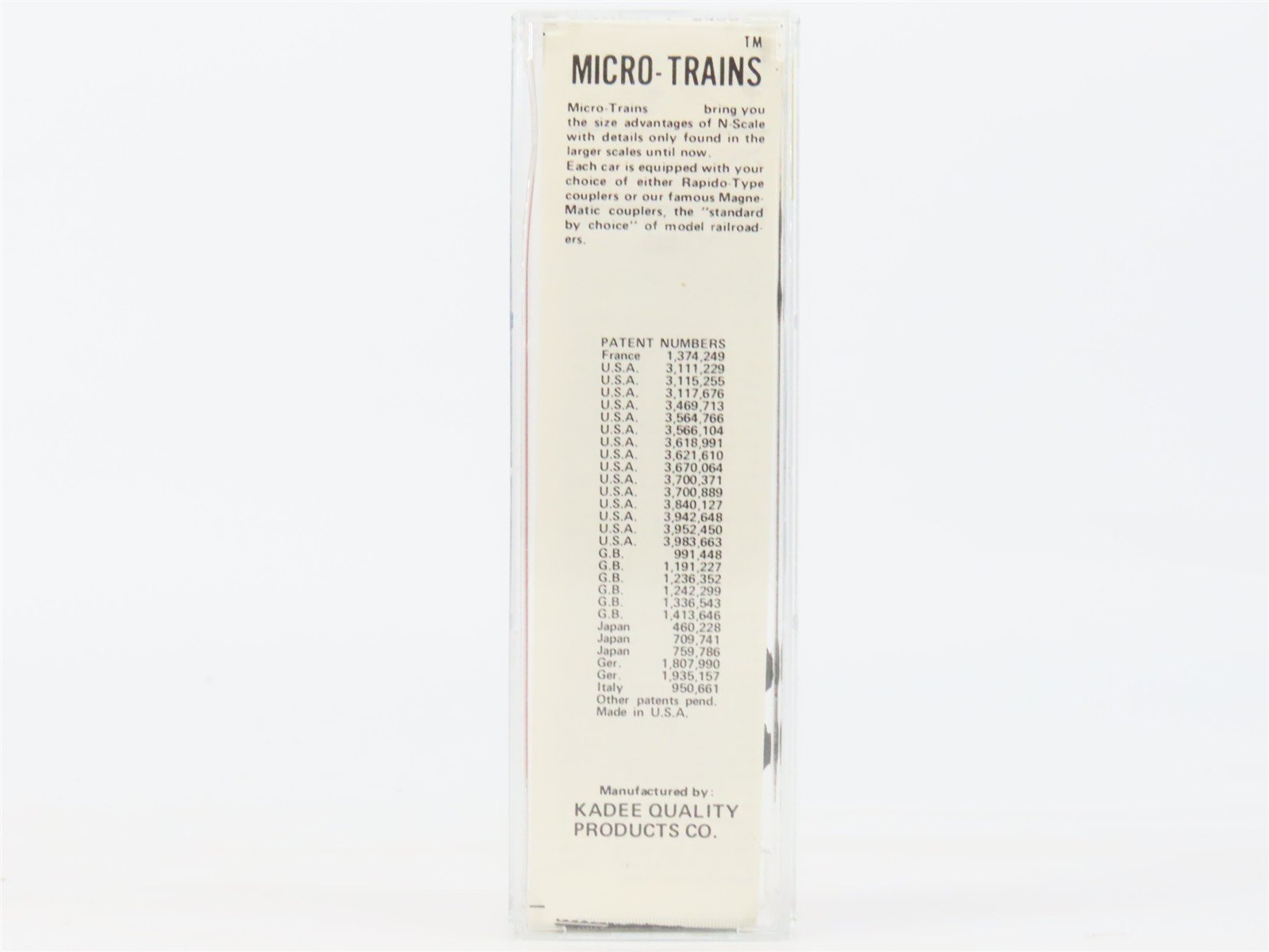 N Scale Kadee Micro-Trains MTL 24090 CB&Q Burlington Route 40' Box Car #39244