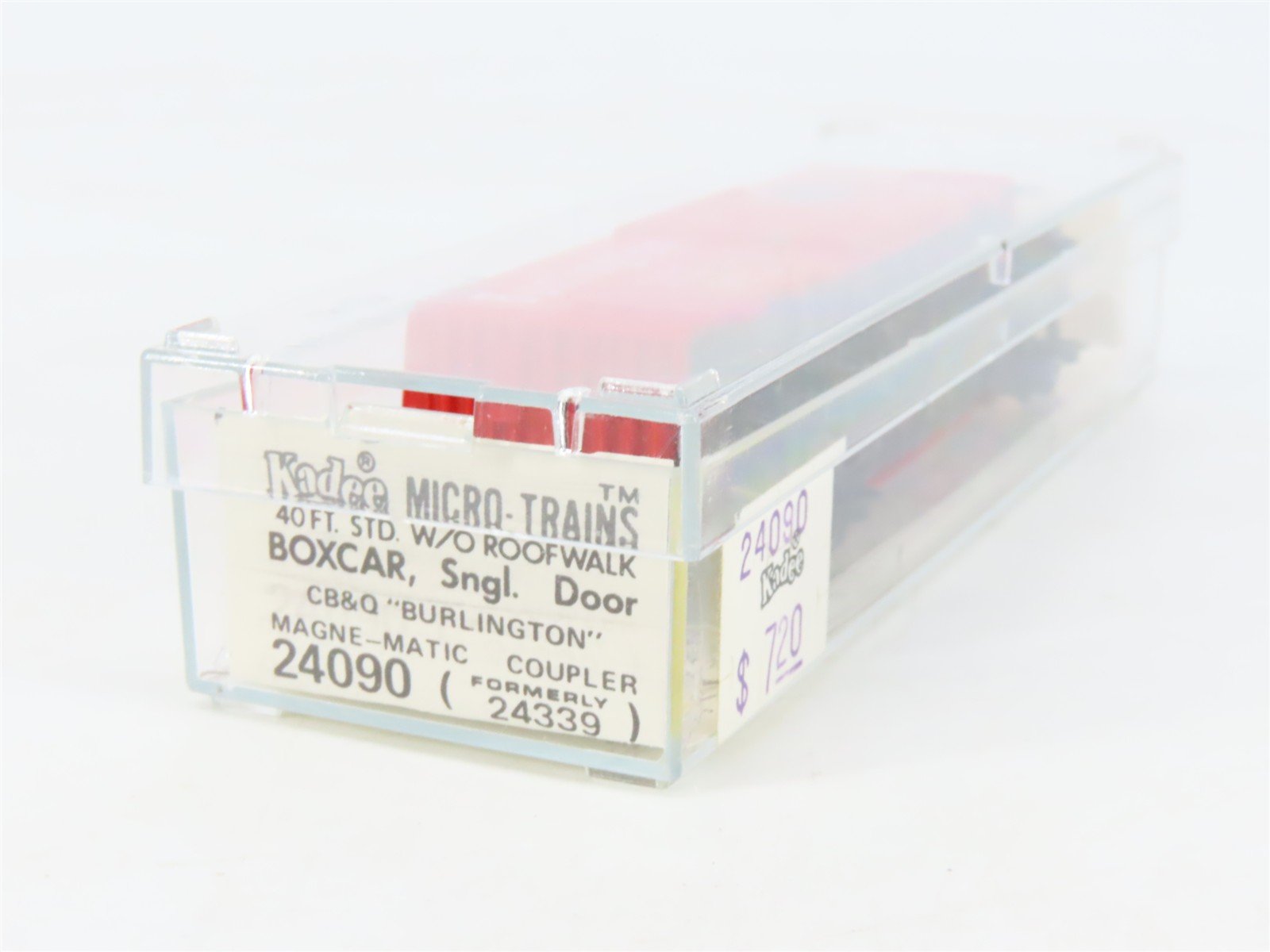 N Scale Kadee Micro-Trains MTL 24090 CB&Q Burlington Route 40' Box Car #39244