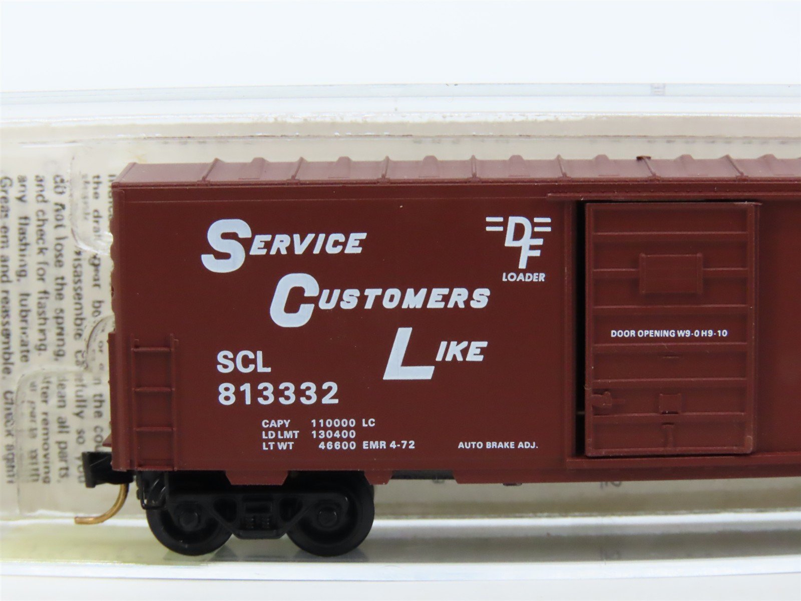 N Scale Kadee Micro-Trains MTL 24170 SCL Seaboard Coast Line 40' Box Car #813332
