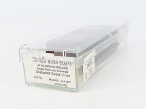 N Scale Kadee Micro-Trains MTL 24170 SCL Seaboard Coast Line 40' Box Car #813332