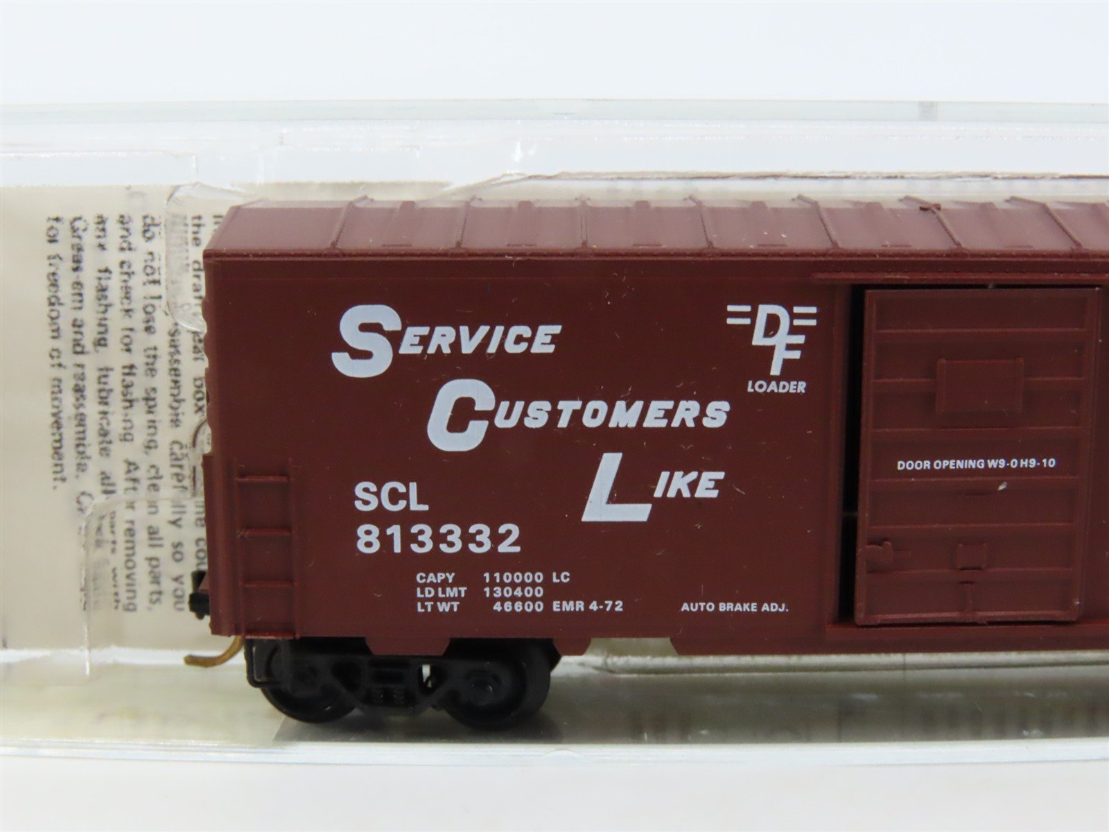 N Scale Kadee Micro-Trains MTL 24170 SCL Seaboard Coast Line 40' Box Car #813332