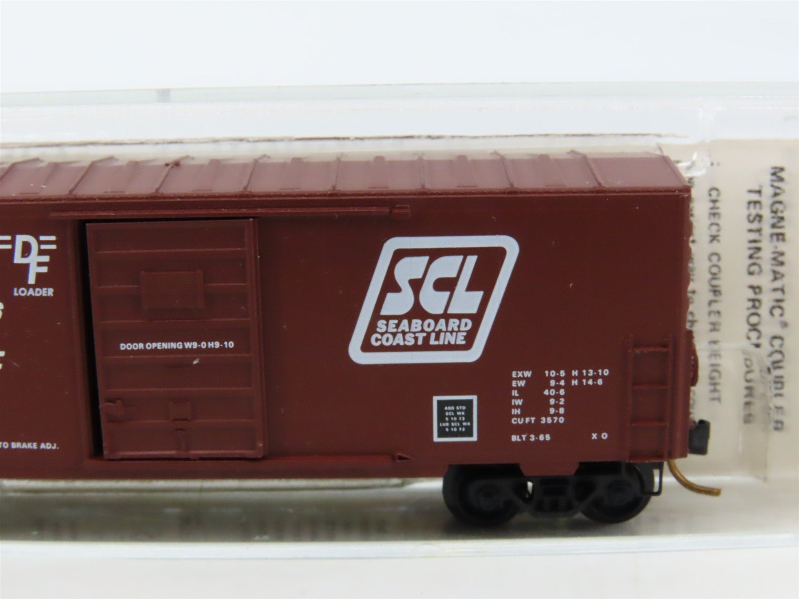 N Scale Kadee Micro-Trains MTL 24170 SCL Seaboard Coast Line 40' Box Car #813332