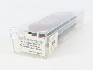 N Scale Kadee Micro-Trains MTL 24170 SCL Seaboard Coast Line 40' Box Car #813332