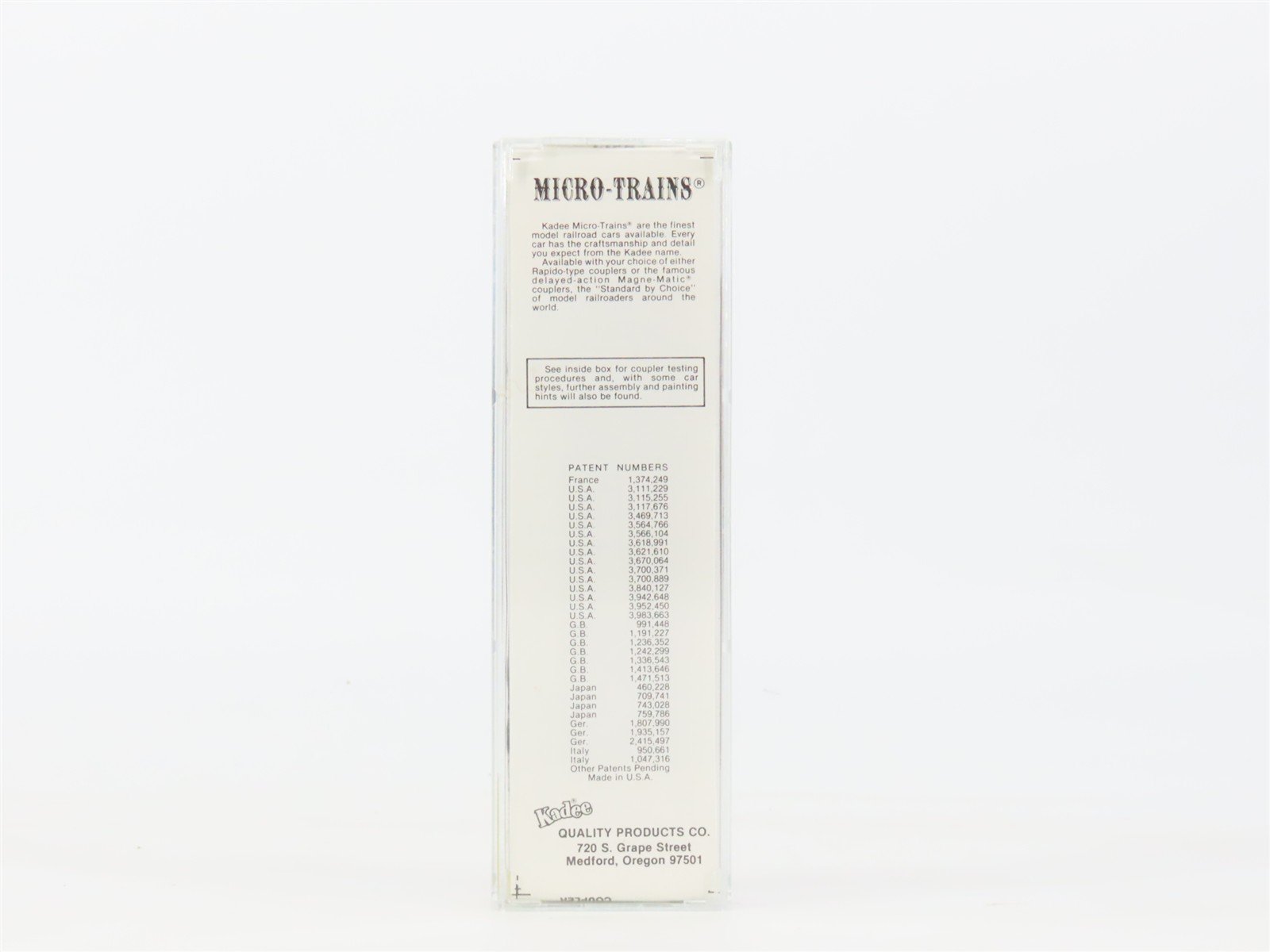 N Scale Kadee Micro-Trains MTL 24150 CNJ Jersey Central 40' Box Car #23740