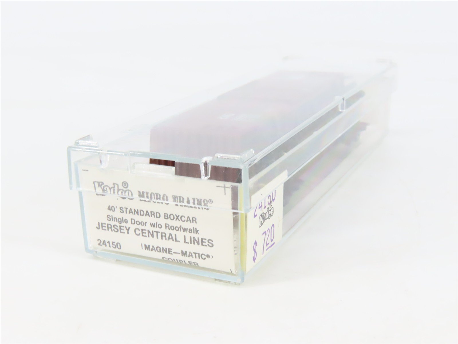 N Scale Kadee Micro-Trains MTL 24150 CNJ Jersey Central 40' Box Car #23740