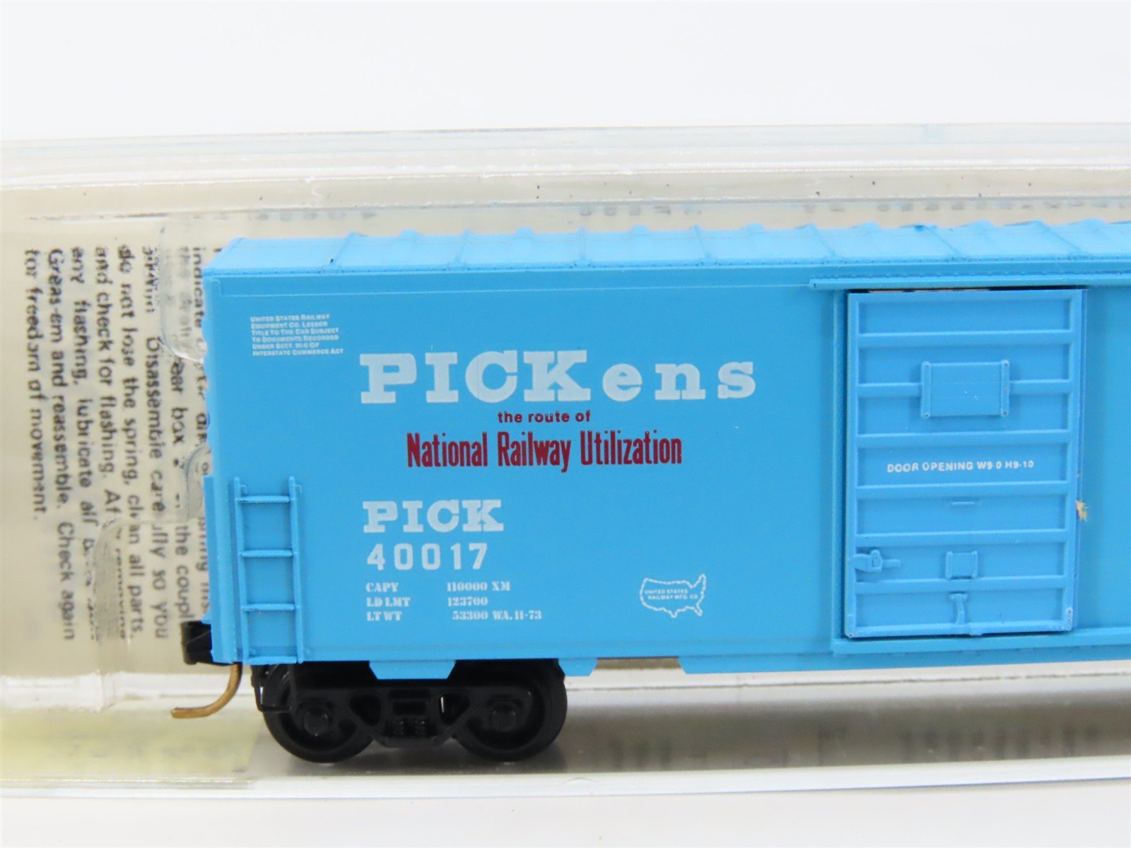 N Scale Kadee Micro-Trains MTL 24140 PICK Pickens 40' Single Door Box Car #40017